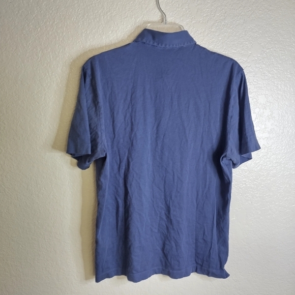 Patagonia Men's Trout Fitz Roy Short Sleeve Polo Shirt Sz S - Picture 5 of 7